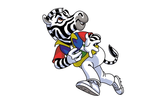 cutest Mascots in Sports Dazzler the Zebra