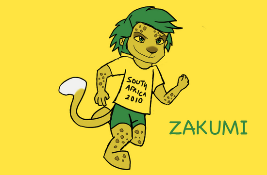 cutest Mascots in Sports Zakumi the Leopard