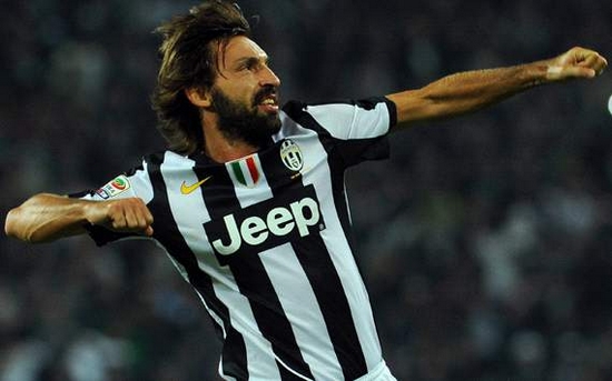 Andrea Pirlo key player for Italy.