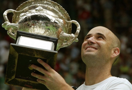 Andre Agassi Most Grand Slam Singles Title Winners 