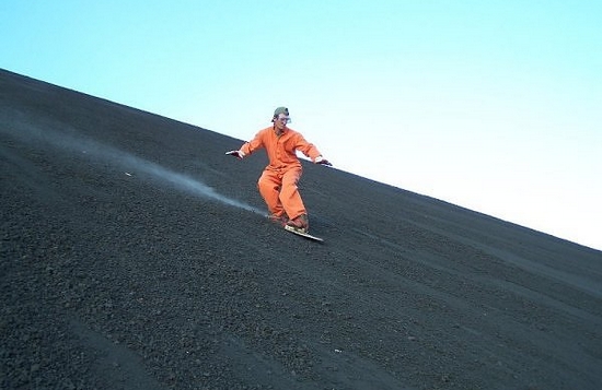 Volcano Surfing