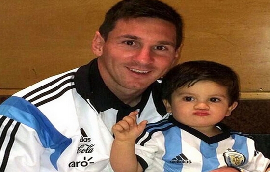 Lionel Messi and Thiago Messi Cutest Father-Son Footballer Duos