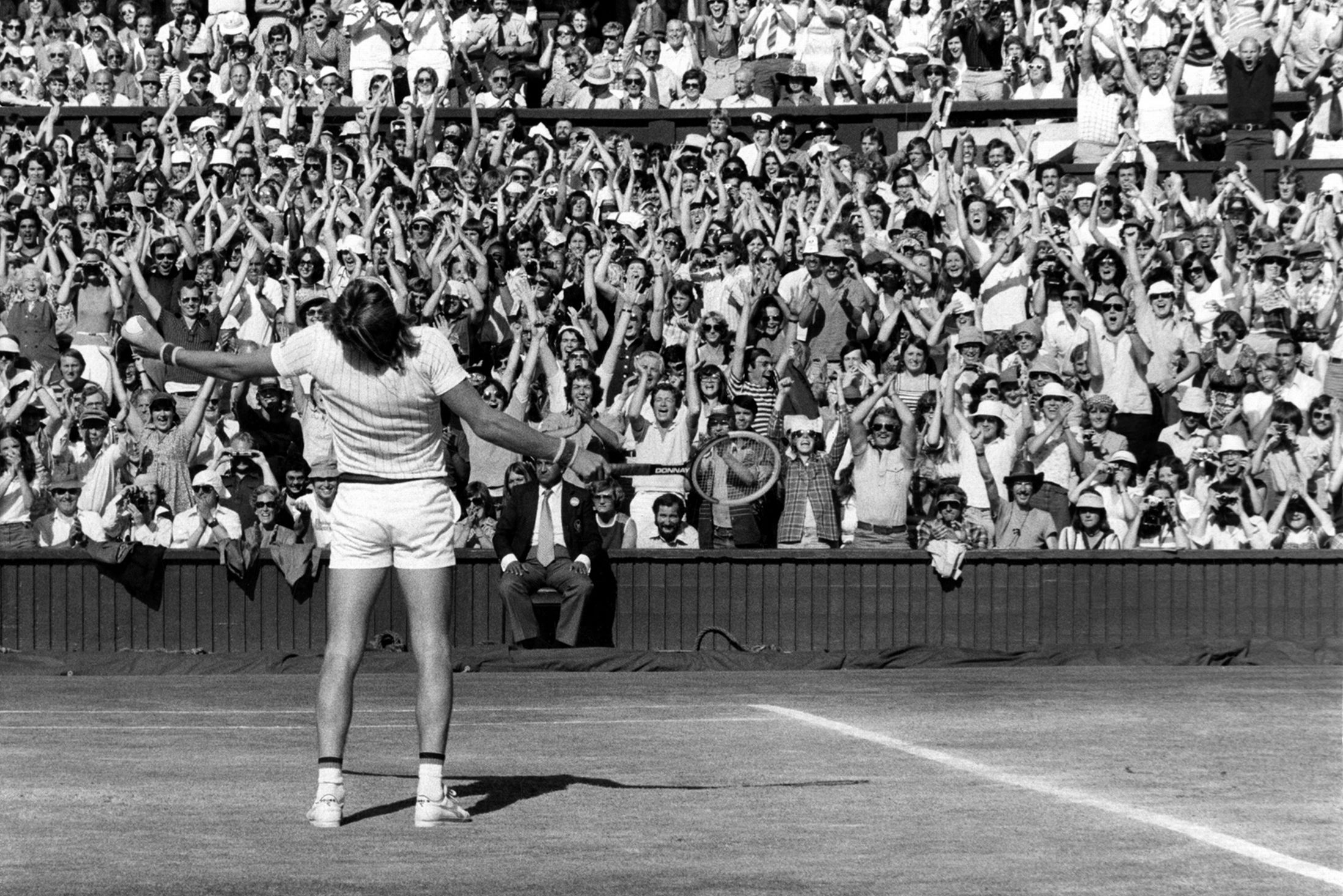 Most Iconic Sports Photos Björn Borg - Final of the 1977 Wimbledon Championships
