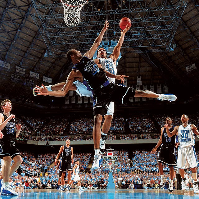 Most Iconic Sports Photos Casey Sanders and Julius Peppers - Chapel Hill, N.C., March 4, 2001