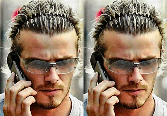 David Beckham Hair Styles 