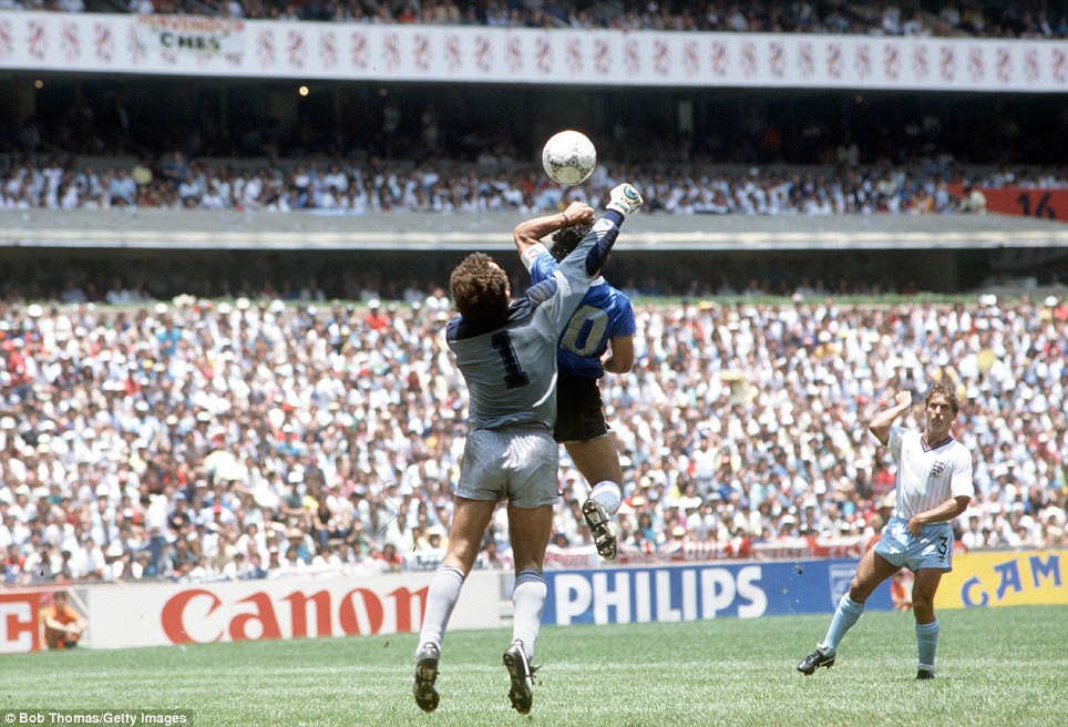 Most Iconic Sports Photos Diego Maradona world cup june 22 1986