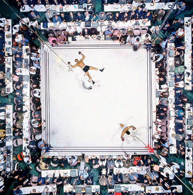 Most Iconic Sports Photos Muhammad Ali and Cleveland Williams - Nov. 14, 1966