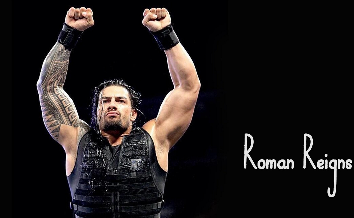 roman reigns superman punch wallpaper