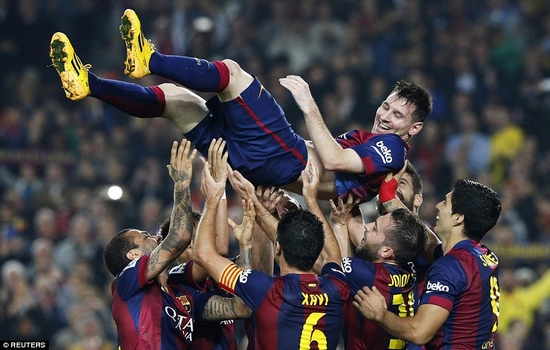 Lionel Messi 253 goals for Barcelona