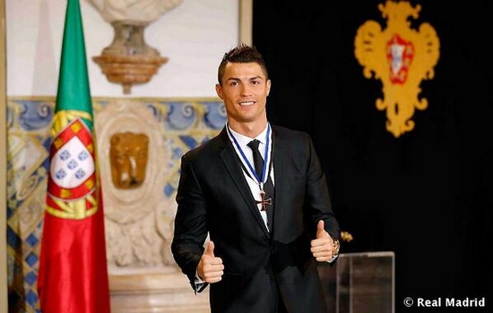 Cristiano Ronaldo Awards Great-Officer of the Order of Infante Dom Henrique