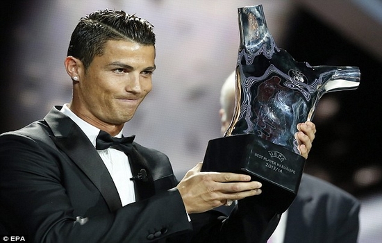 Cristiano Ronaldo Awards UEFA Best Player in Europe