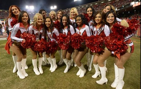 49ers Gold Rush Cheerleaders Best Cheerleading Squads in the NFL