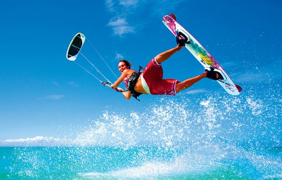Kitesurfing Thrilling Water Sports