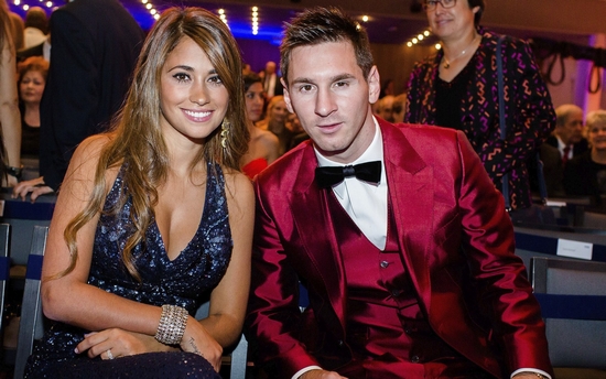 Lionel Messi and wife Hottest Football WAGs 