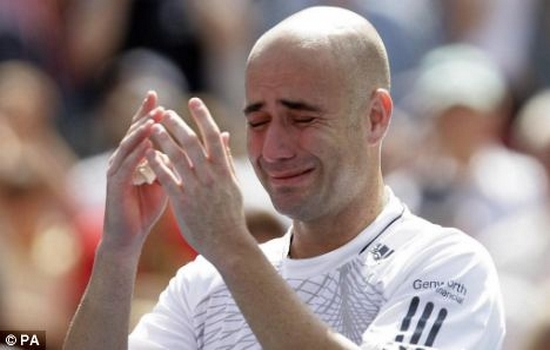 Agassi upset by Woodruff Biggest French Open Upsets