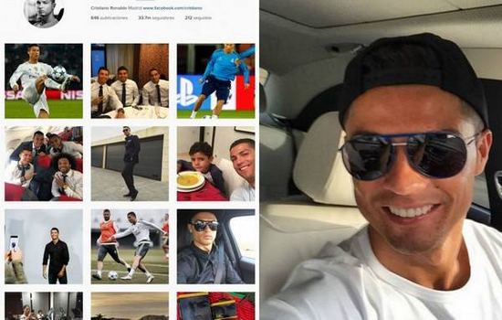 Cristiano Ronaldo Most Followed Football Players on Instagram 