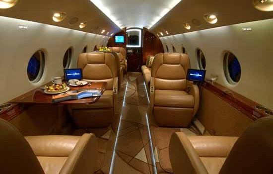 Cristiano Ronaldo Purchased Private Jet the Gulfstream G200 interior 