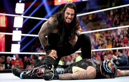 Roman Reigns spears 2