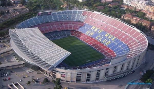 Camp Nou Barcelona,Biggest Football Stadiums in Europe