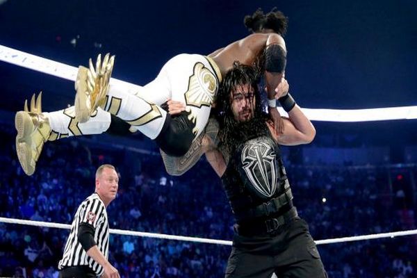 Rolling Reverse T-Bone Suplex Top 10 Moves of Roman Reigns