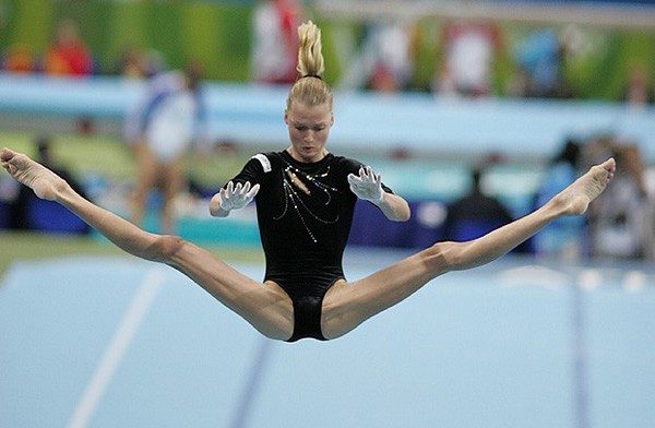 Svetlana Khorkina la più alta ginnasta donna