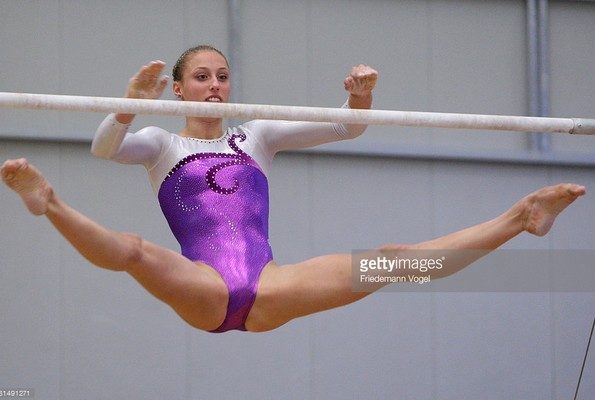marie sophie hindermannLa gimnasta femenina más alta