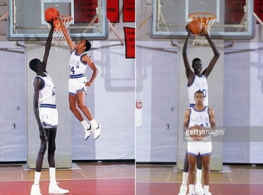 Manute Bol Tallest Players in NBA 
